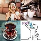 4 images 1 mot CAFEINE